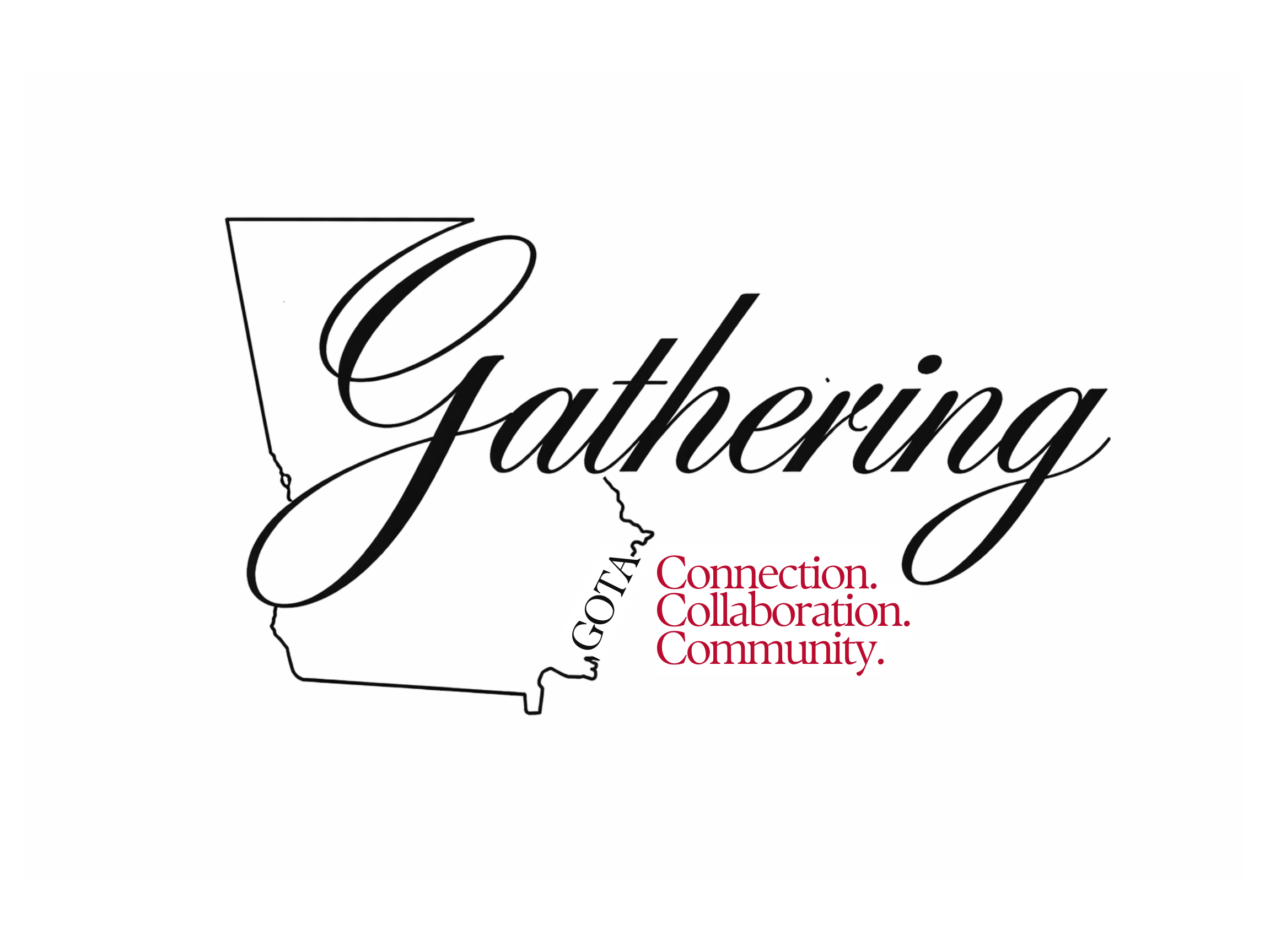 Black Georgia Header Logo "Gathering"